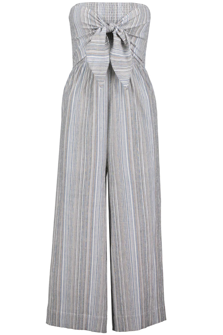 Bishop & Young Sea Scape Stripe Strapless Jumpsuit