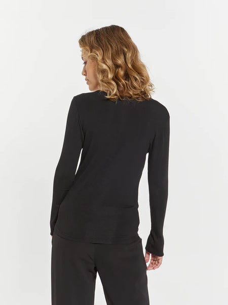 Weekend LA Black Janice Square Neck Top