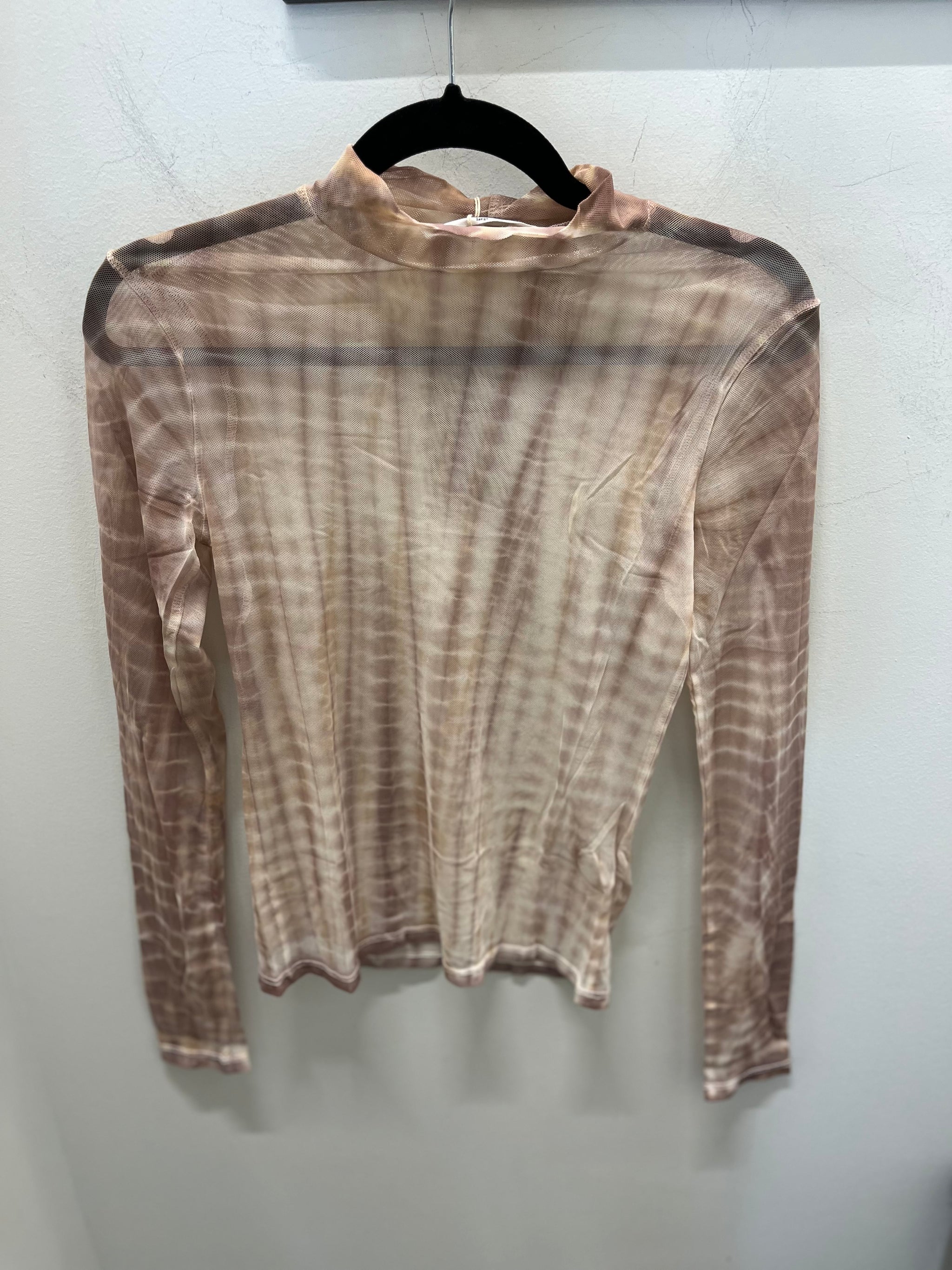 Project Social T Violet Tie Dye Sheer Top