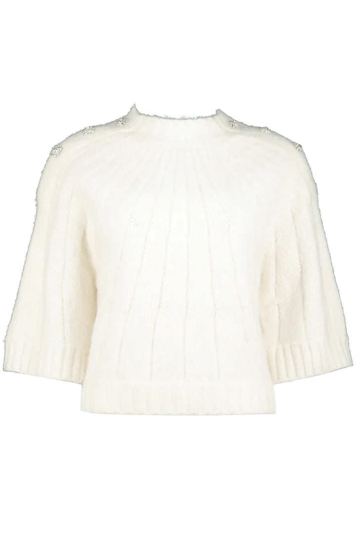 Bishop + Young Ivory Chandler Pullover Sweater