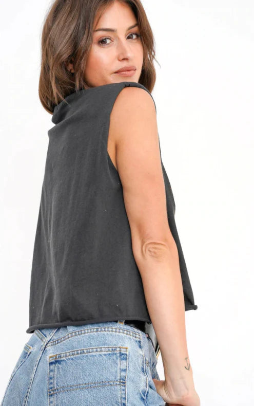 Project Social T Padded Muscle Top