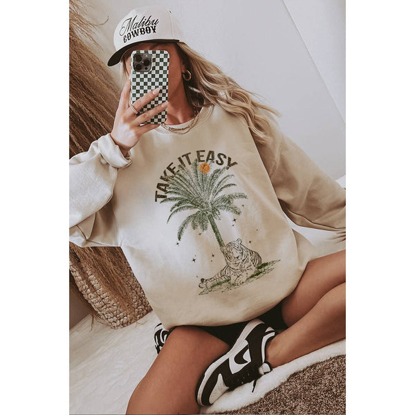 TAKE IT EASY  VINTAGE  GRAPHIC SWEATSHIRTS