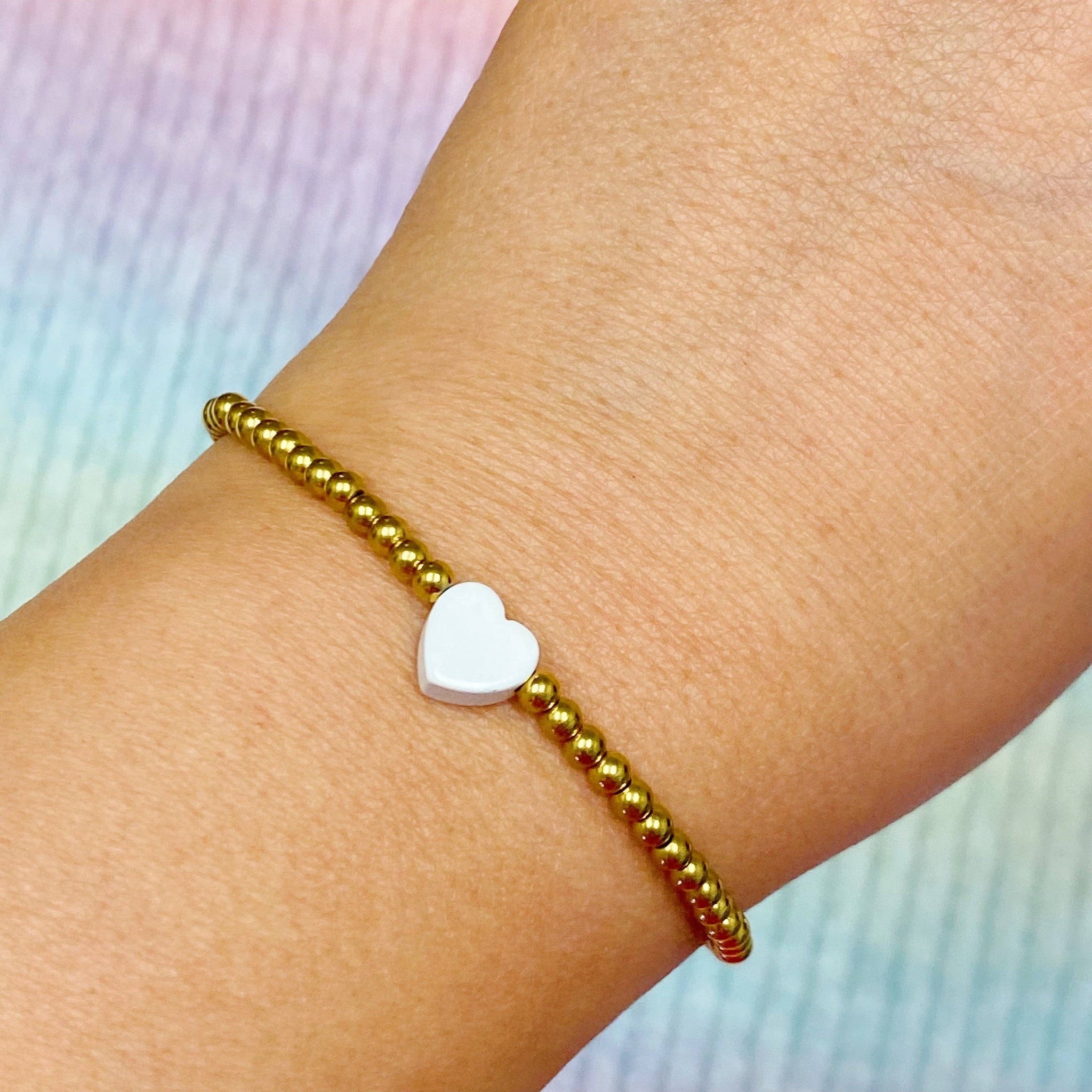 So Very Loved Heart Stretch Bracelet