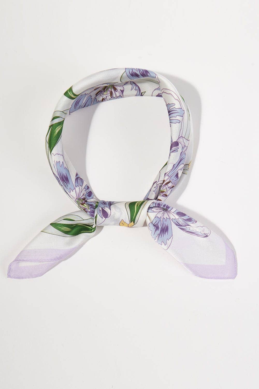 Floral Print Bandana Scarf