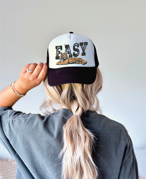 EASY TIGER Black Trucker Hat