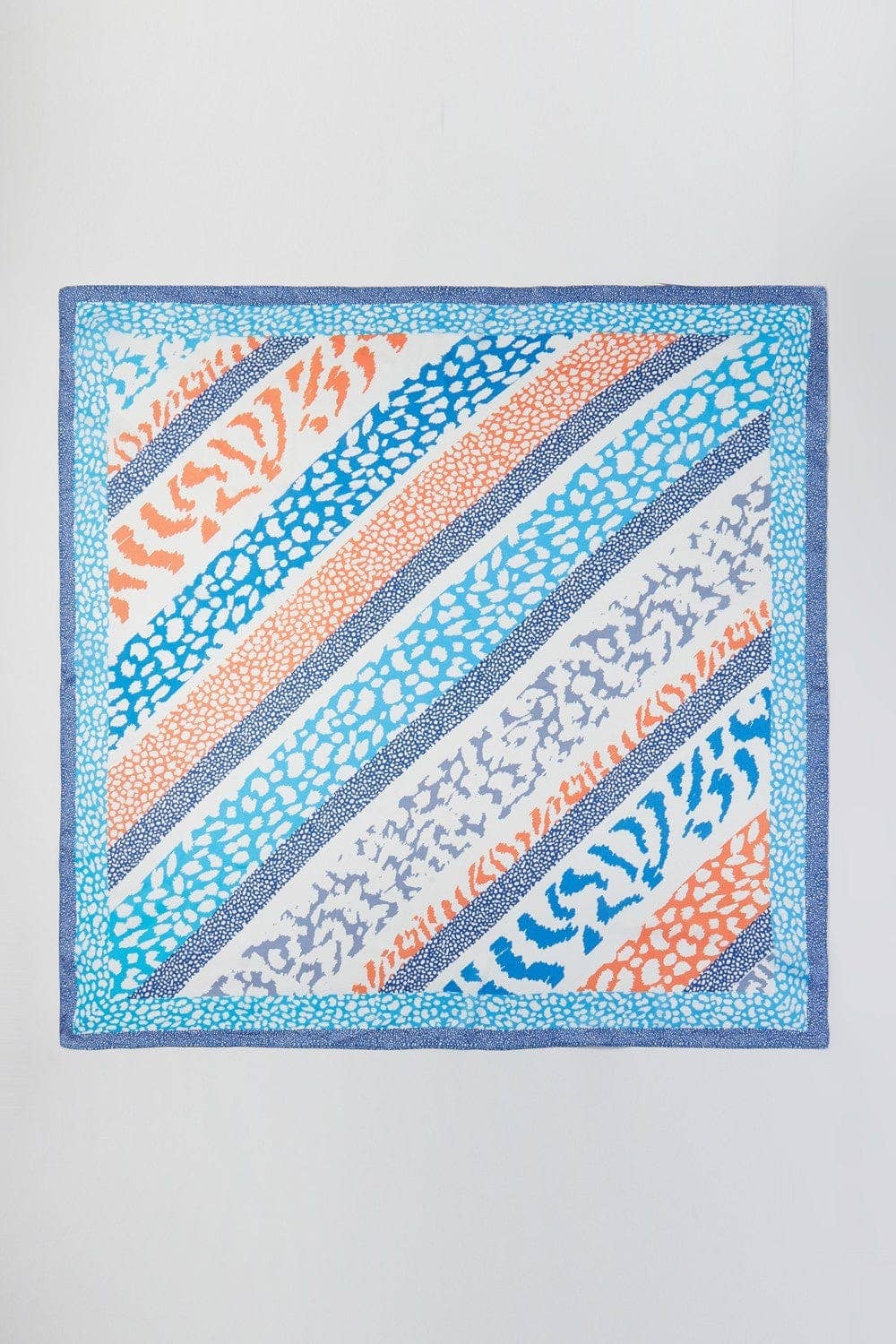 Abstract Leopard Print Bandana Scarf