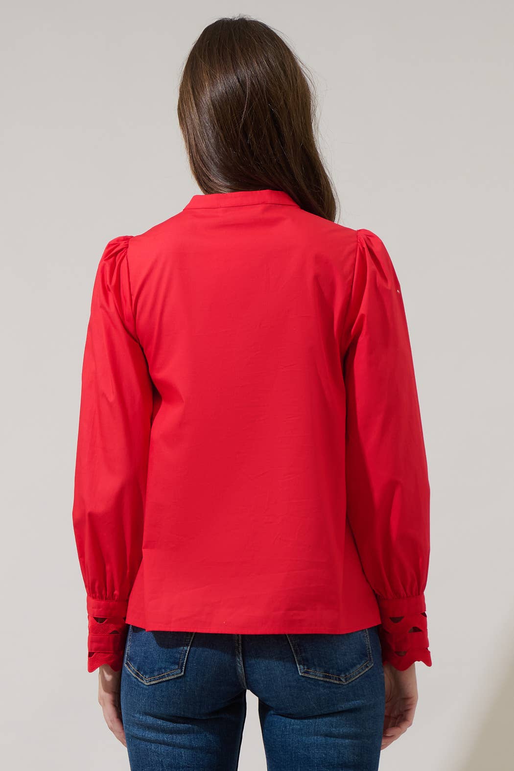 Red Button Down Shirt