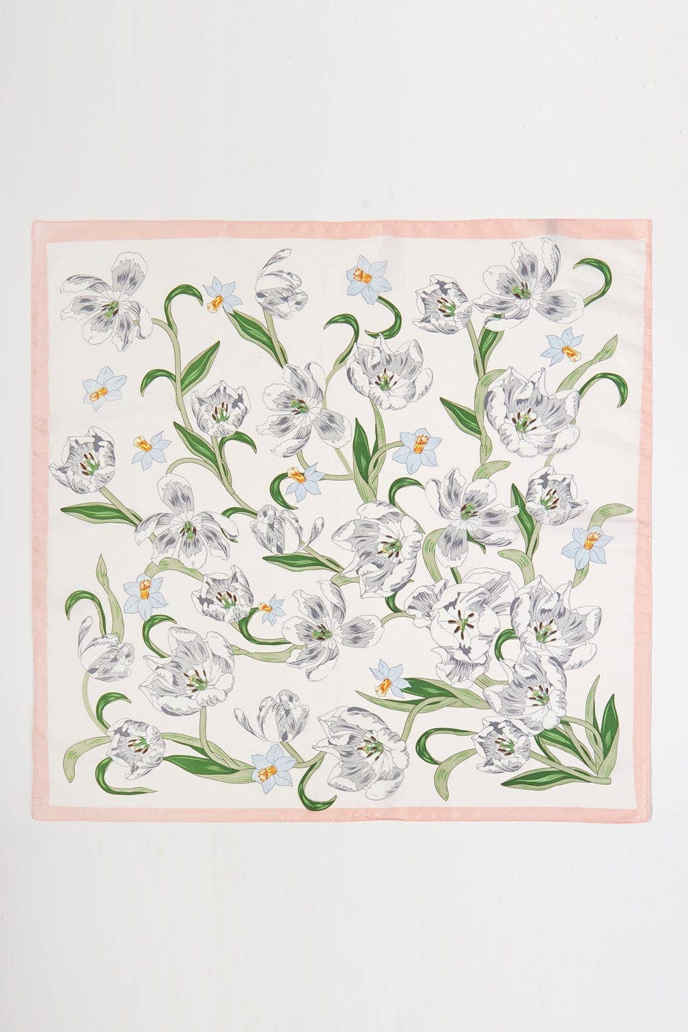 Floral Print Bandana Scarf