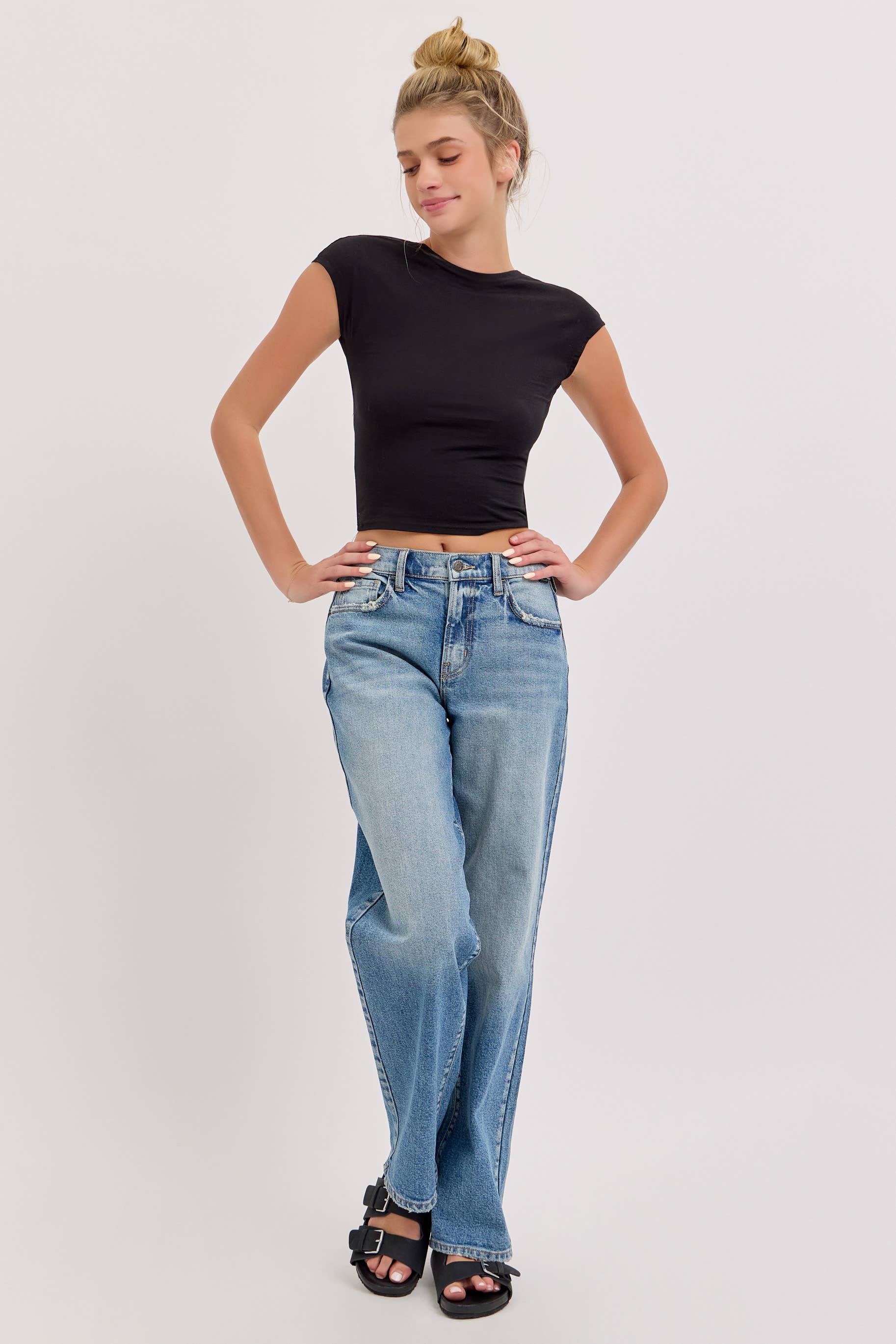 Mid Rise Baggy Dad Jean