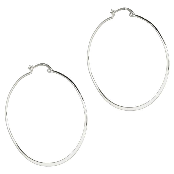 Marilyn Schiff Large Thin Hoop