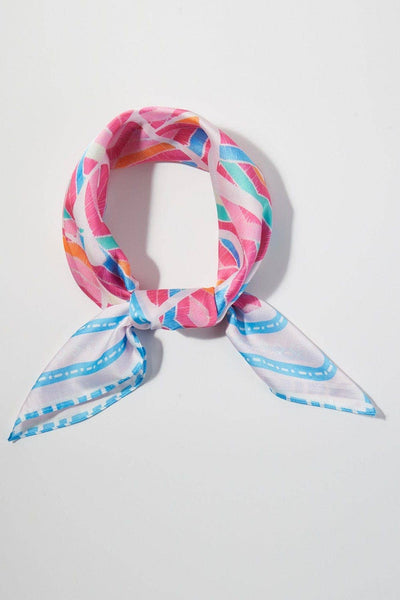 Abstract Tribal Print Bandana Scarf