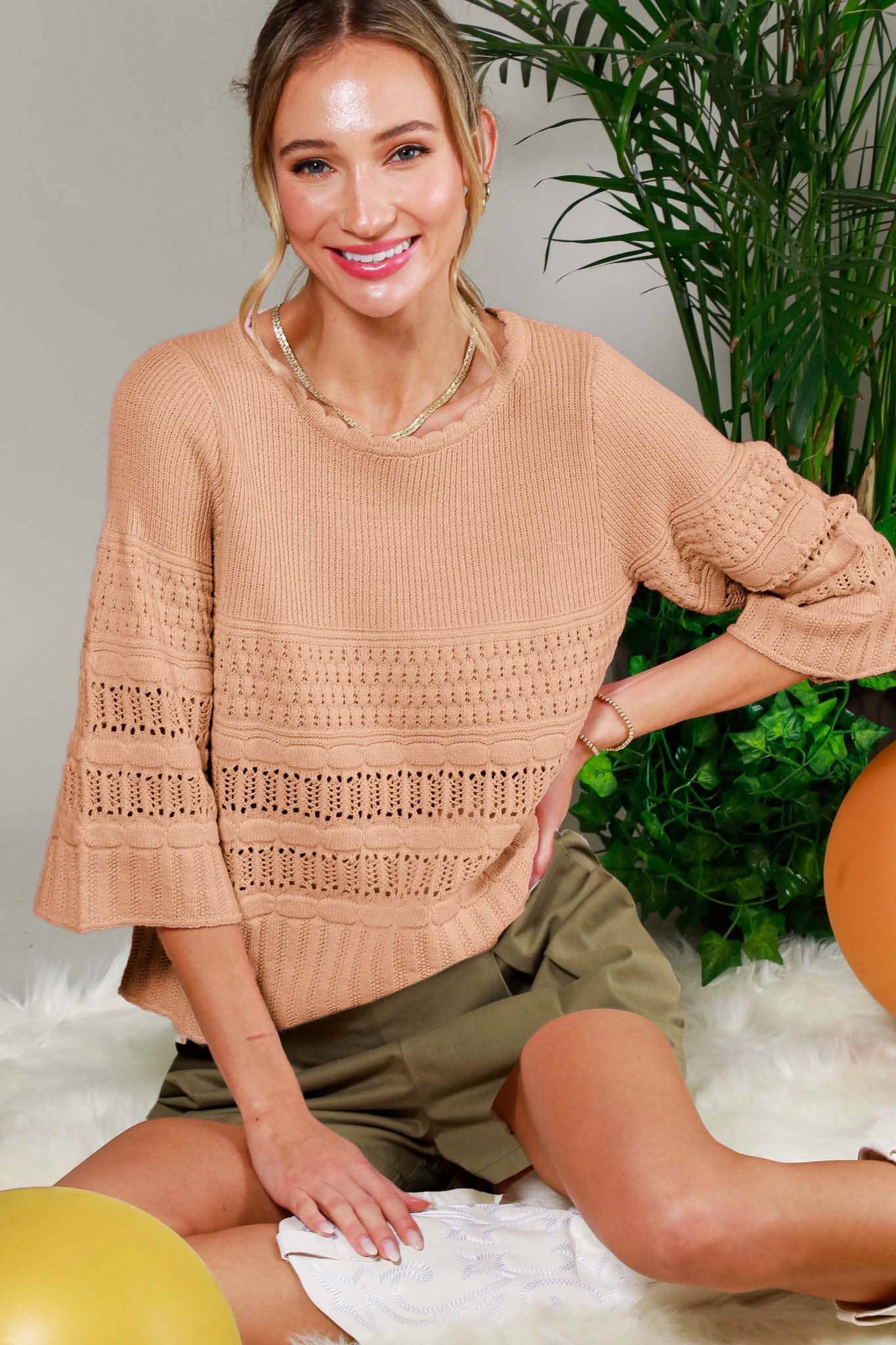 Crochet Knitted Sweater