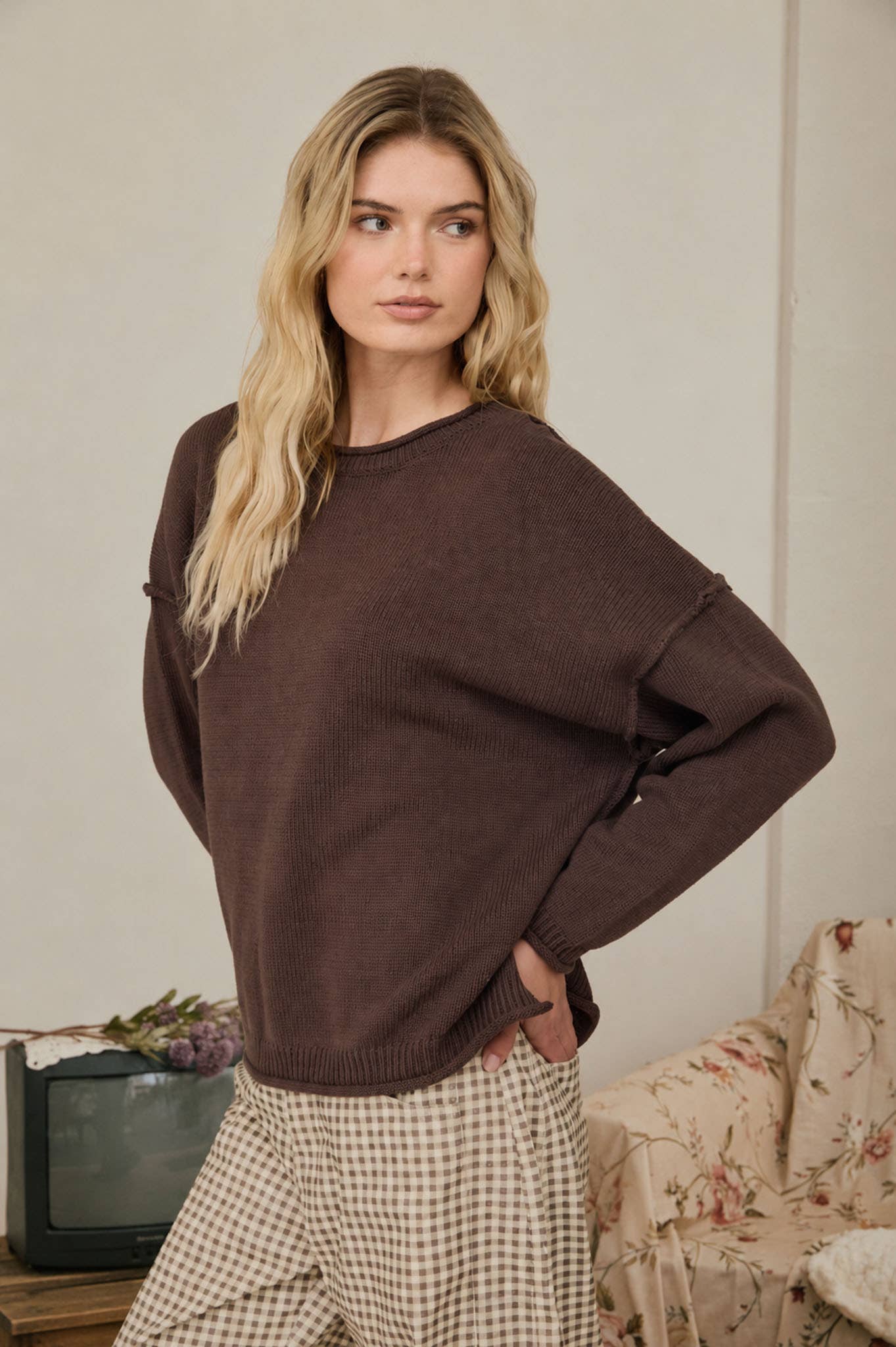 Chocolate Brown Sweater