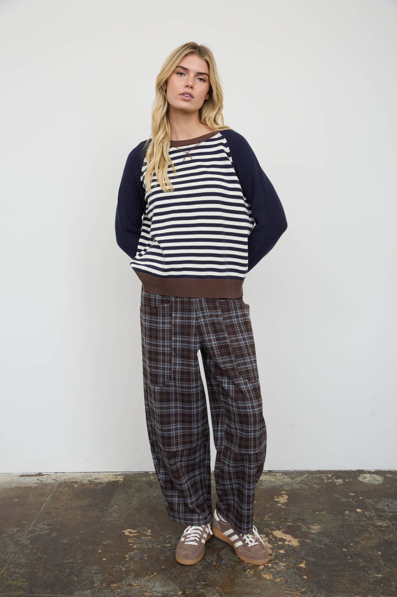Striped Colorblock Sweater