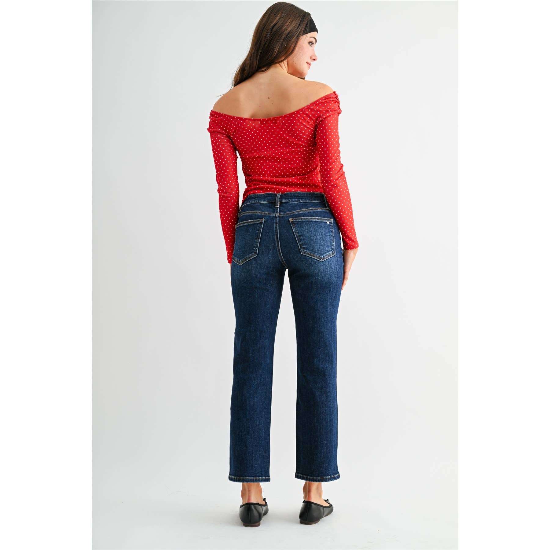 Mid-Rise Straight Ankle Jean