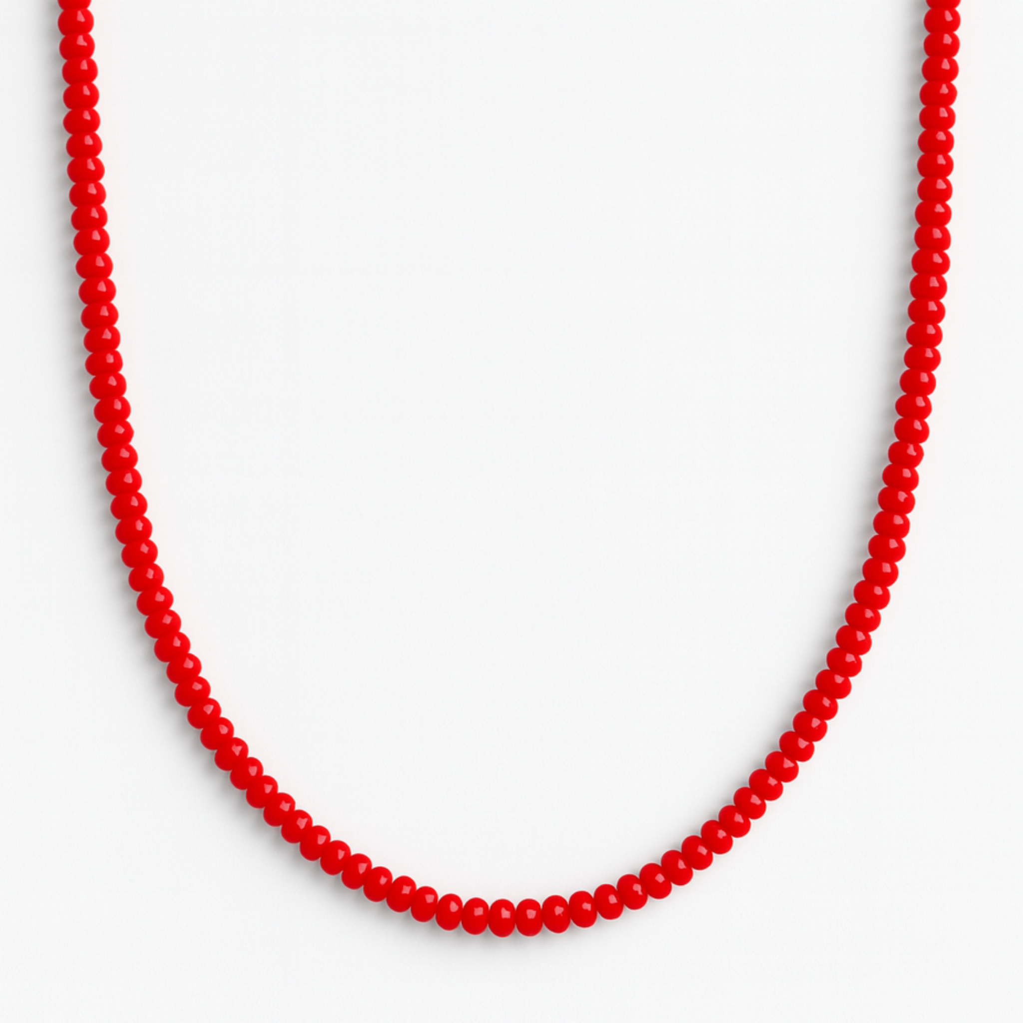 Red Beaded Necklace