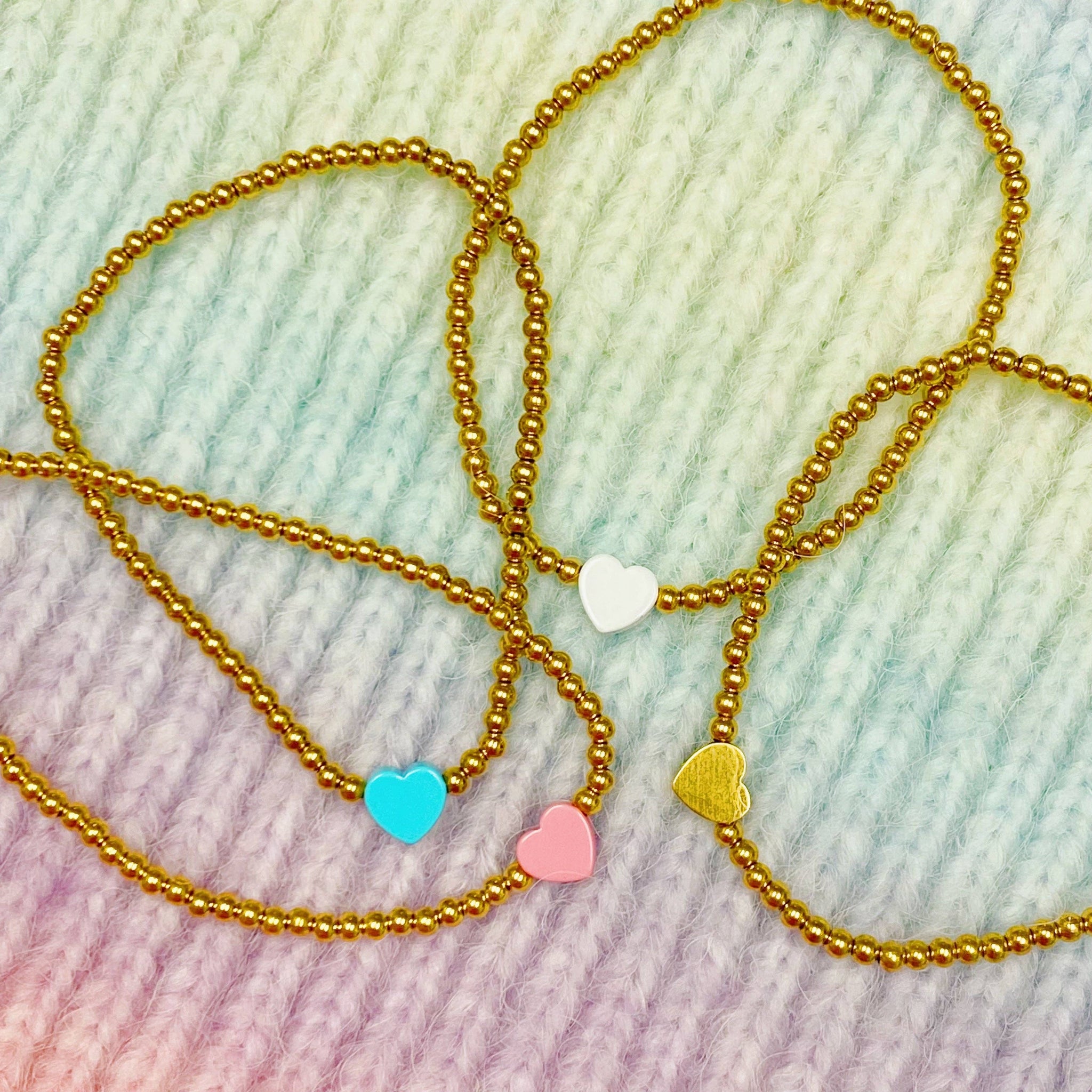 So Very Loved Heart Stretch Bracelet