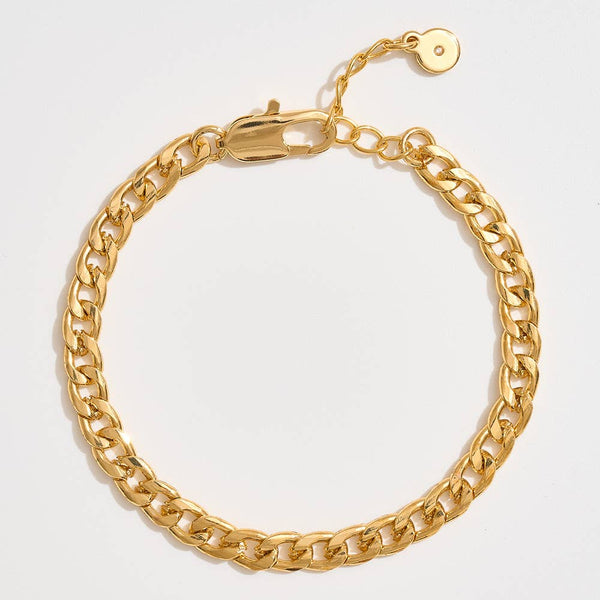 Classic Cuban Chain Link Bracelet