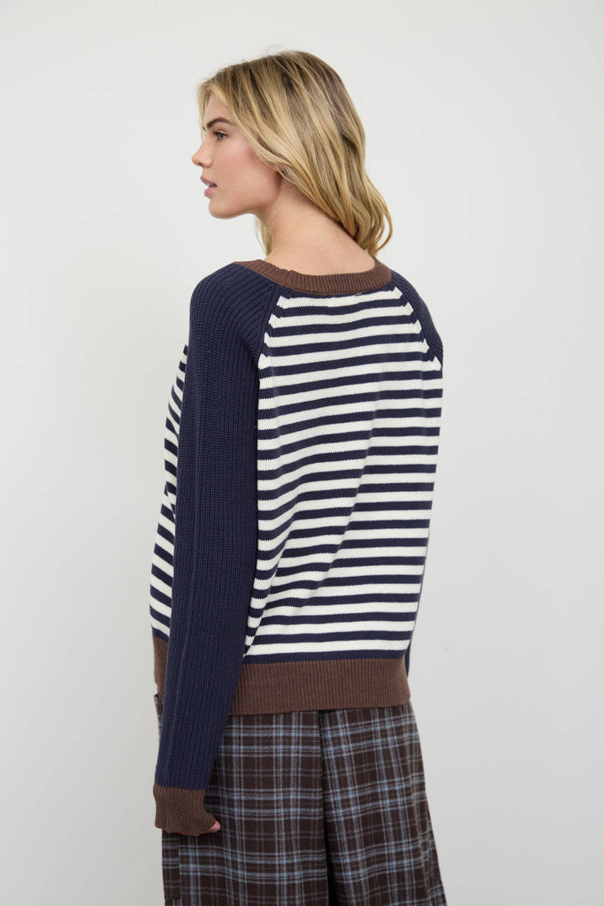 Striped Colorblock Sweater