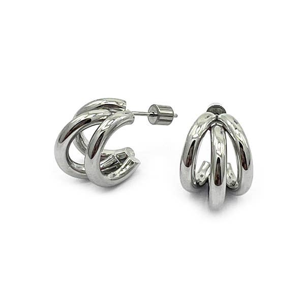 Mini Split Hoop Earrings