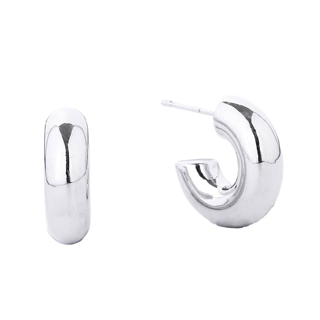 Small Bubble Hoop Huggie Earrings