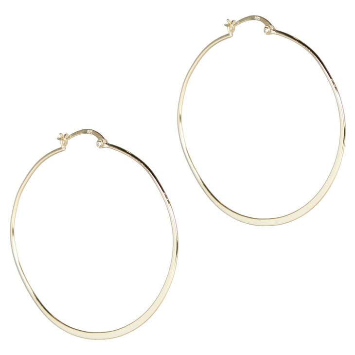 Marilyn Schiff Large Thin Hoop