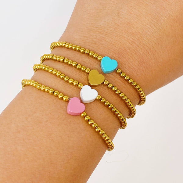 So Very Loved Heart Stretch Bracelet