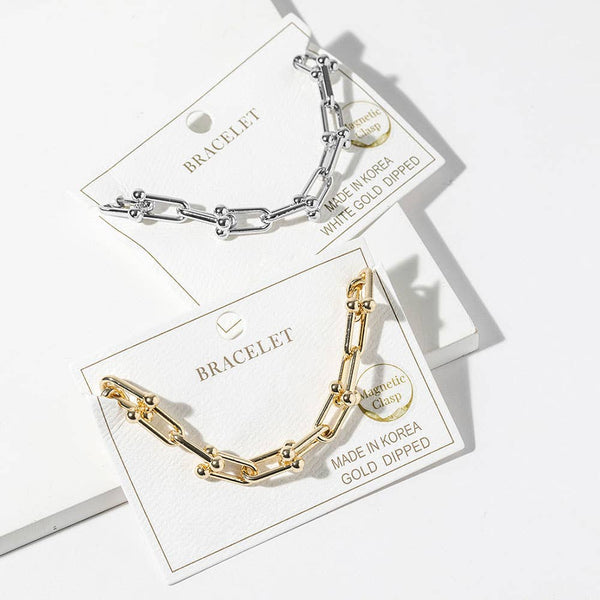 Chunky Industrial Link Chain Bracelet