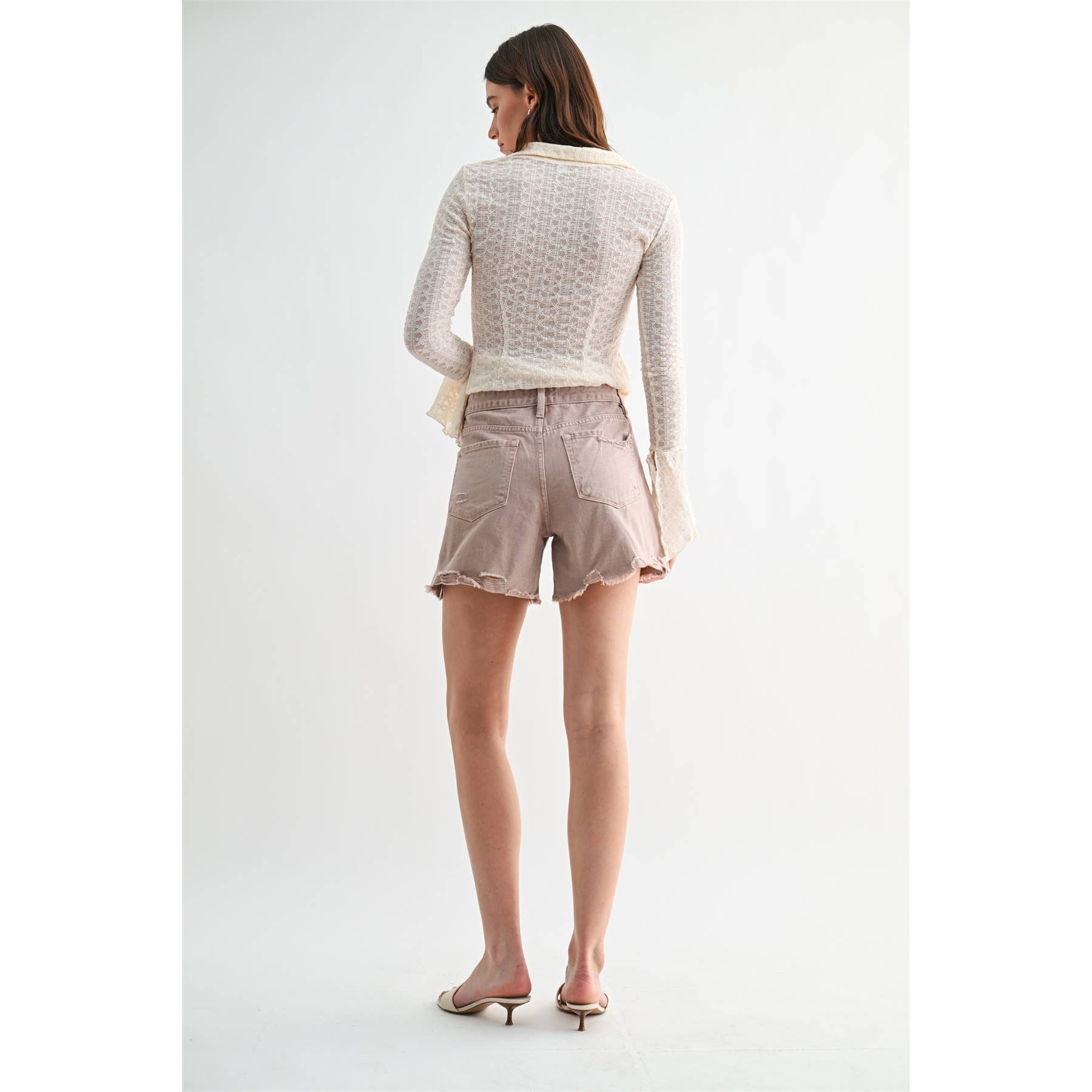 Rigid Boyfriend Midi Shorts