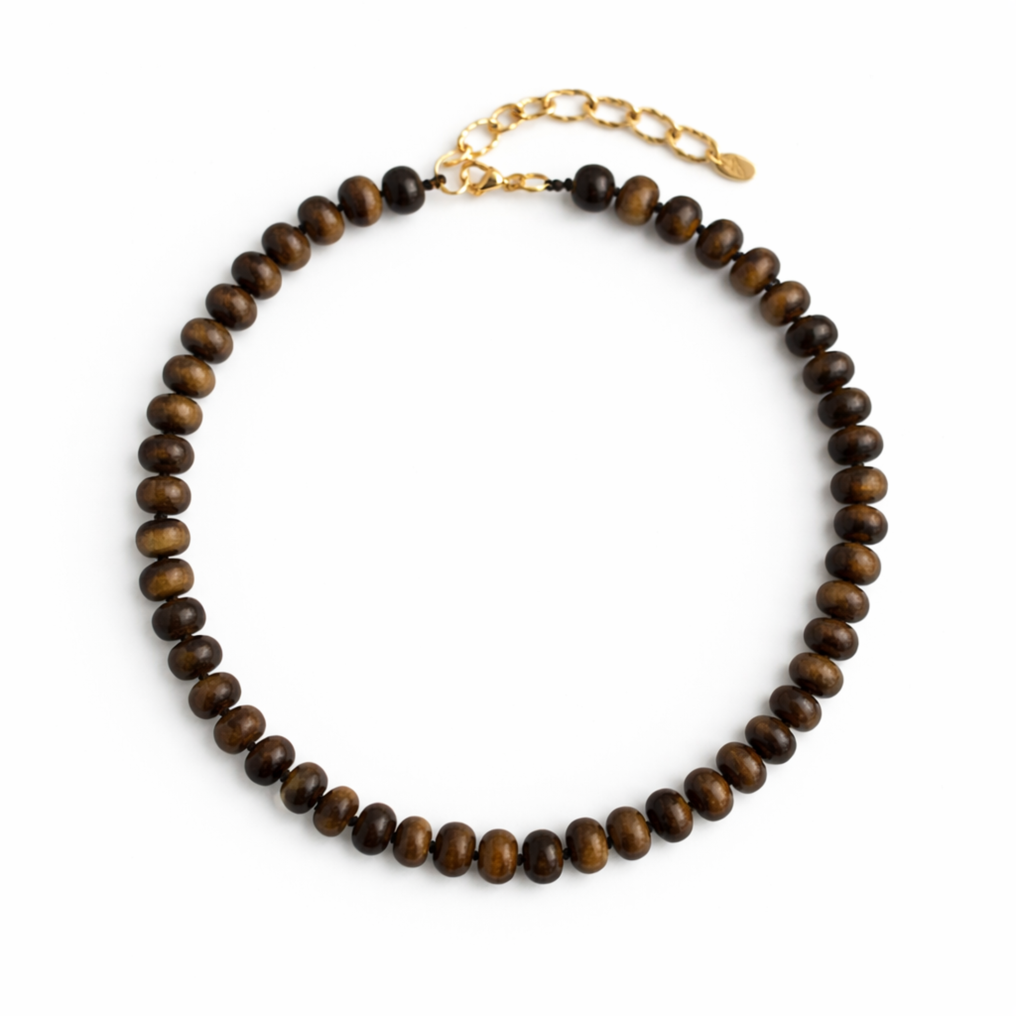 Refined Stone Bead Necklace