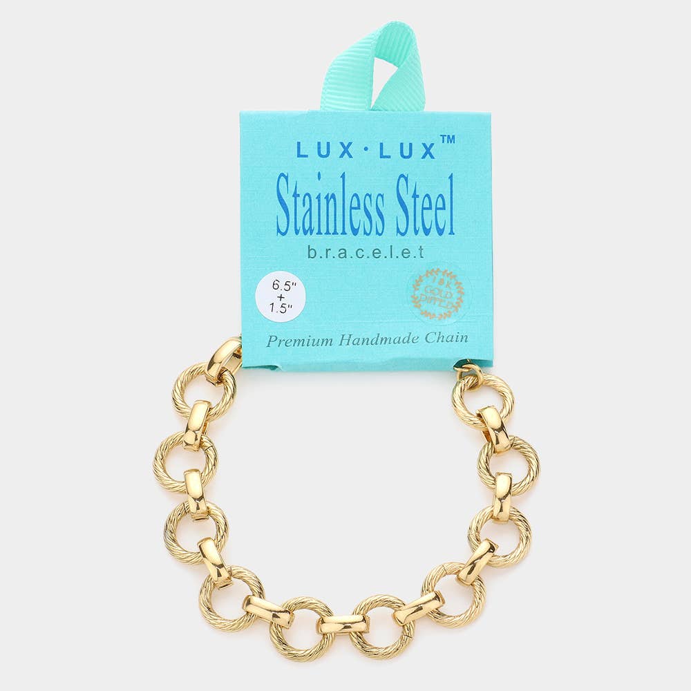 Large Chain Link Bracelet