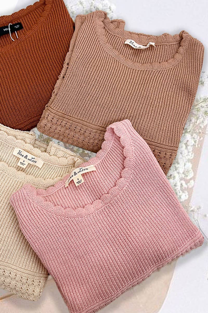 Crochet Knitted Sweater