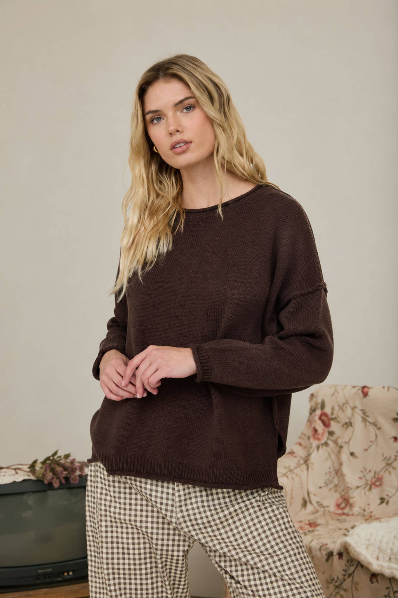 Chocolate Brown Sweater