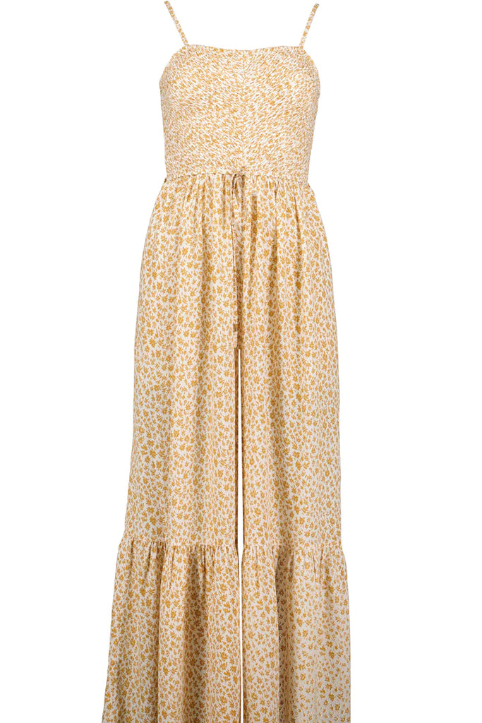 Bishop + Young Mustard Yellow Wide Leg Jumpsuit