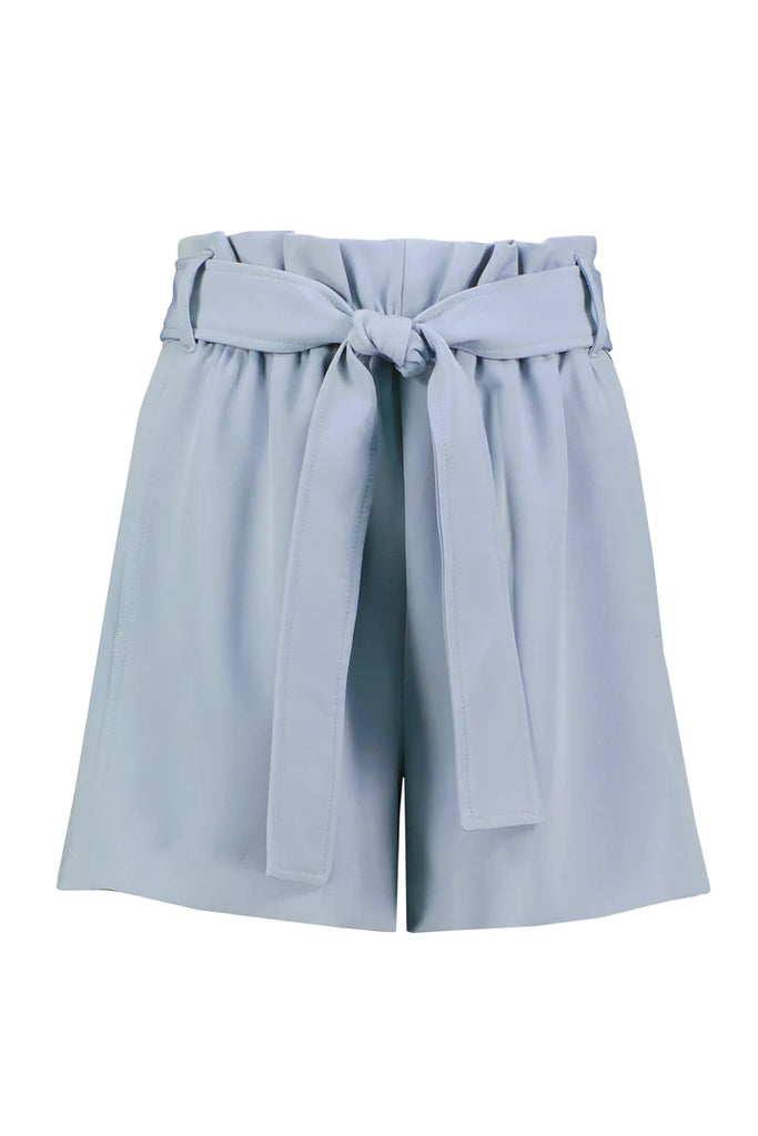 Bishop + Young Blue Tie Front Shorts