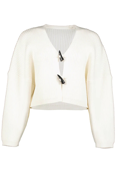 Bishop & Young White Hayden Crop Cardigan