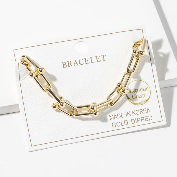 Chunky Industrial Link Chain Bracelet