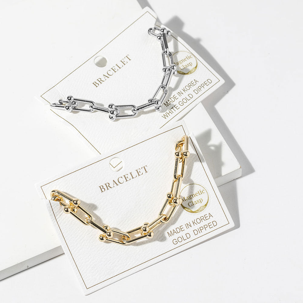 Chunky Industrial Link Chain Bracelet