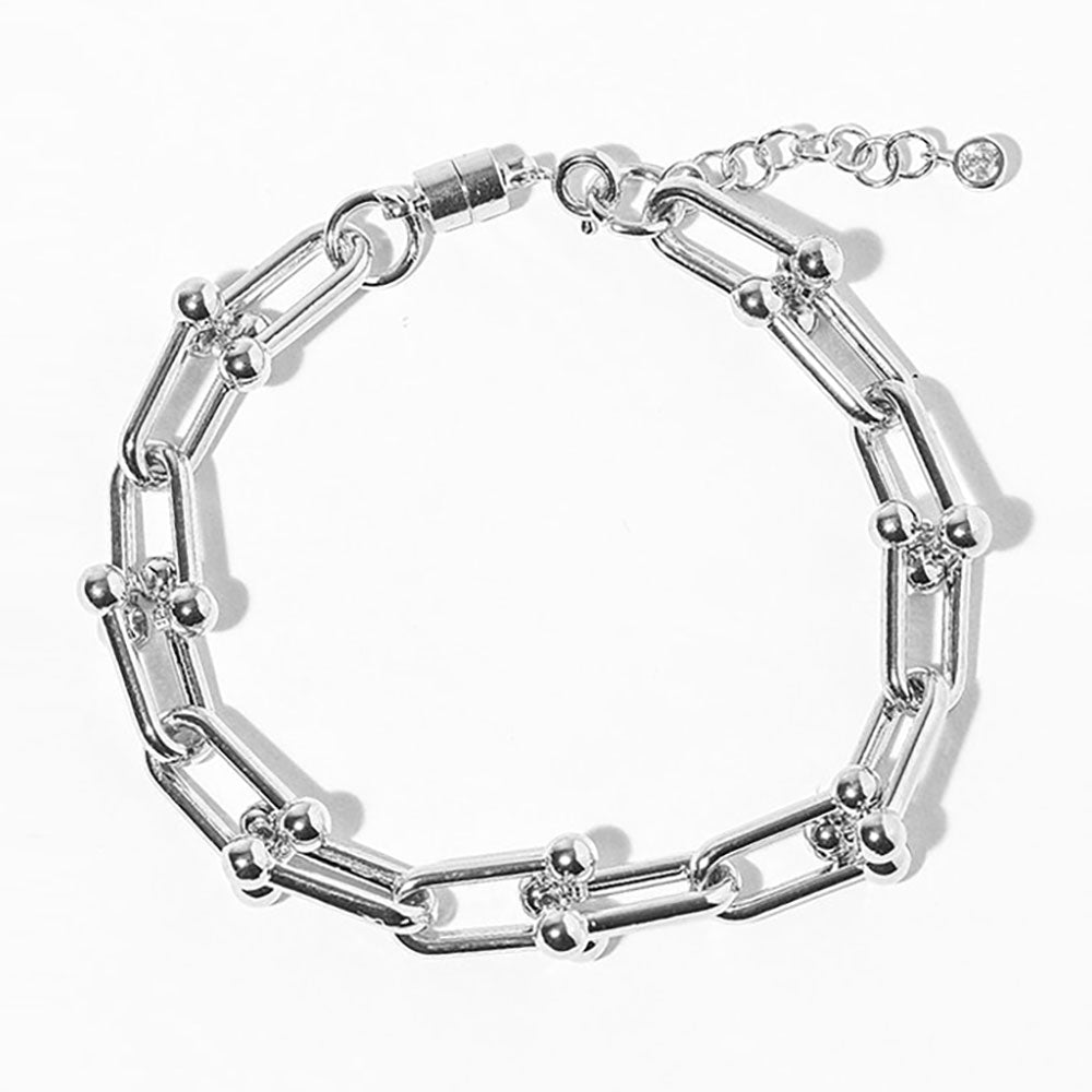 Chunky Industrial Link Chain Bracelet