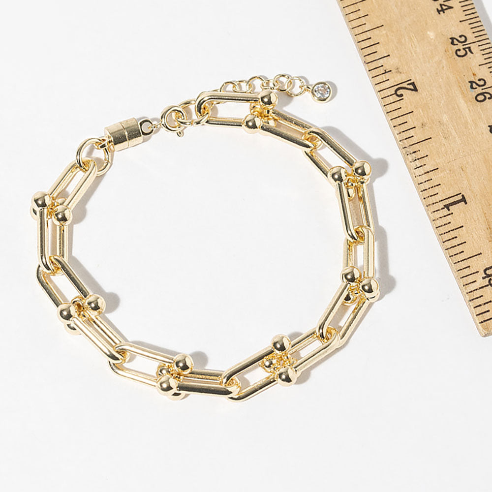 Chunky Industrial Link Chain Bracelet