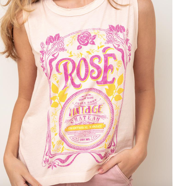 Project Social T Rose' Tank Top