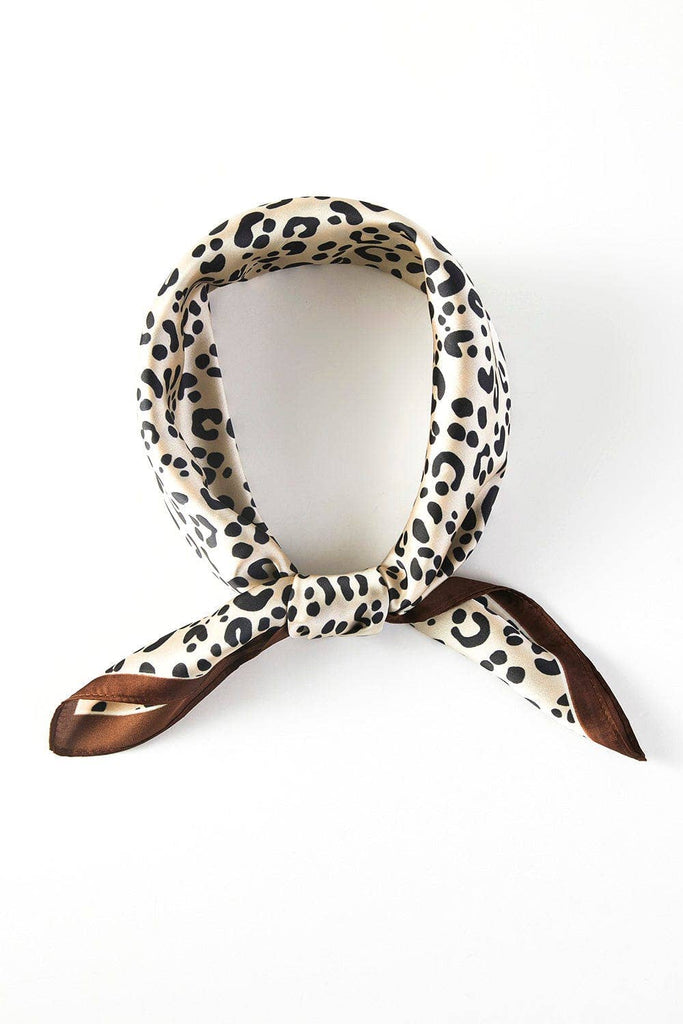 Leopard Print Bandana Scarf