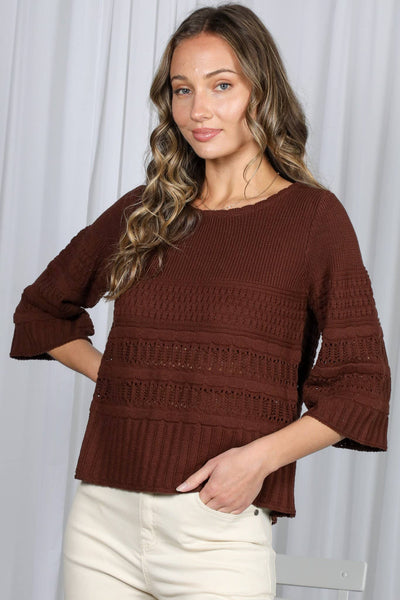 Crochet Knitted Sweater