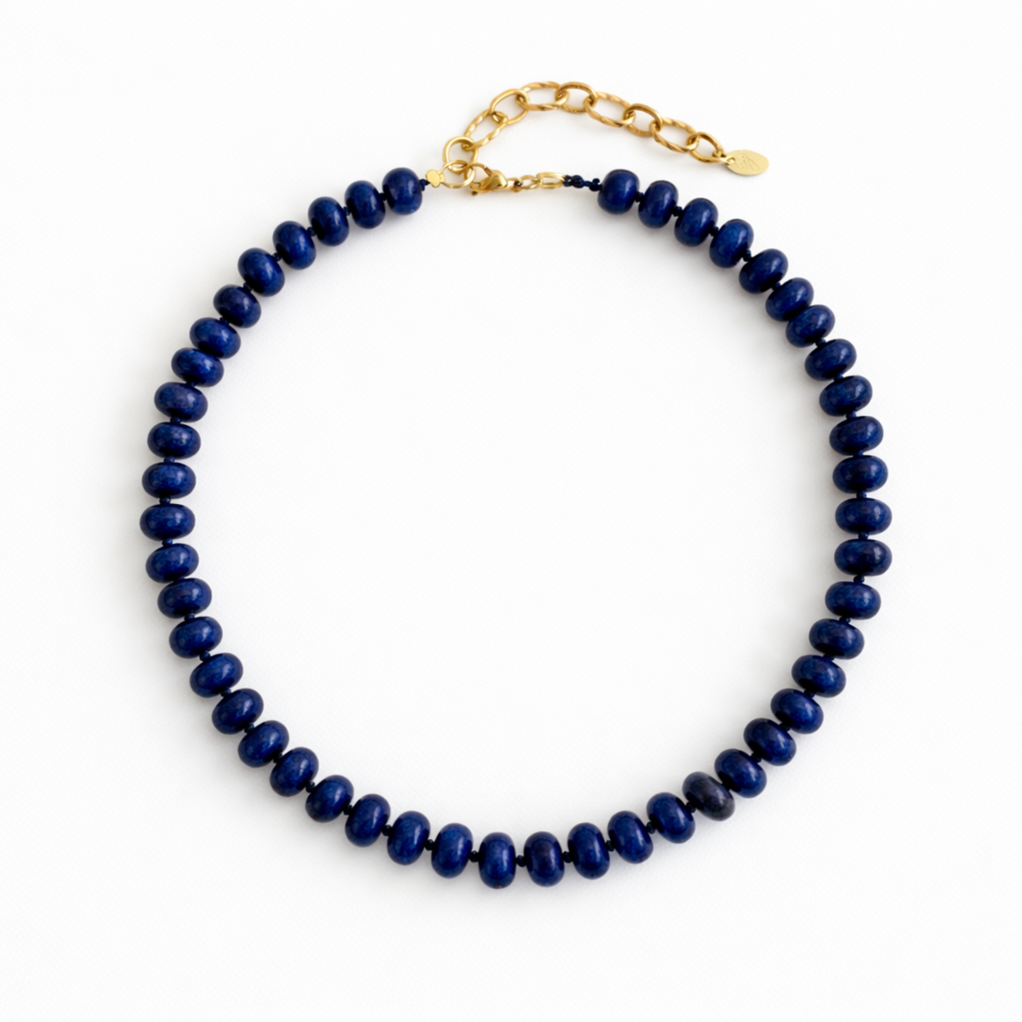 Refined Stone Bead Necklace