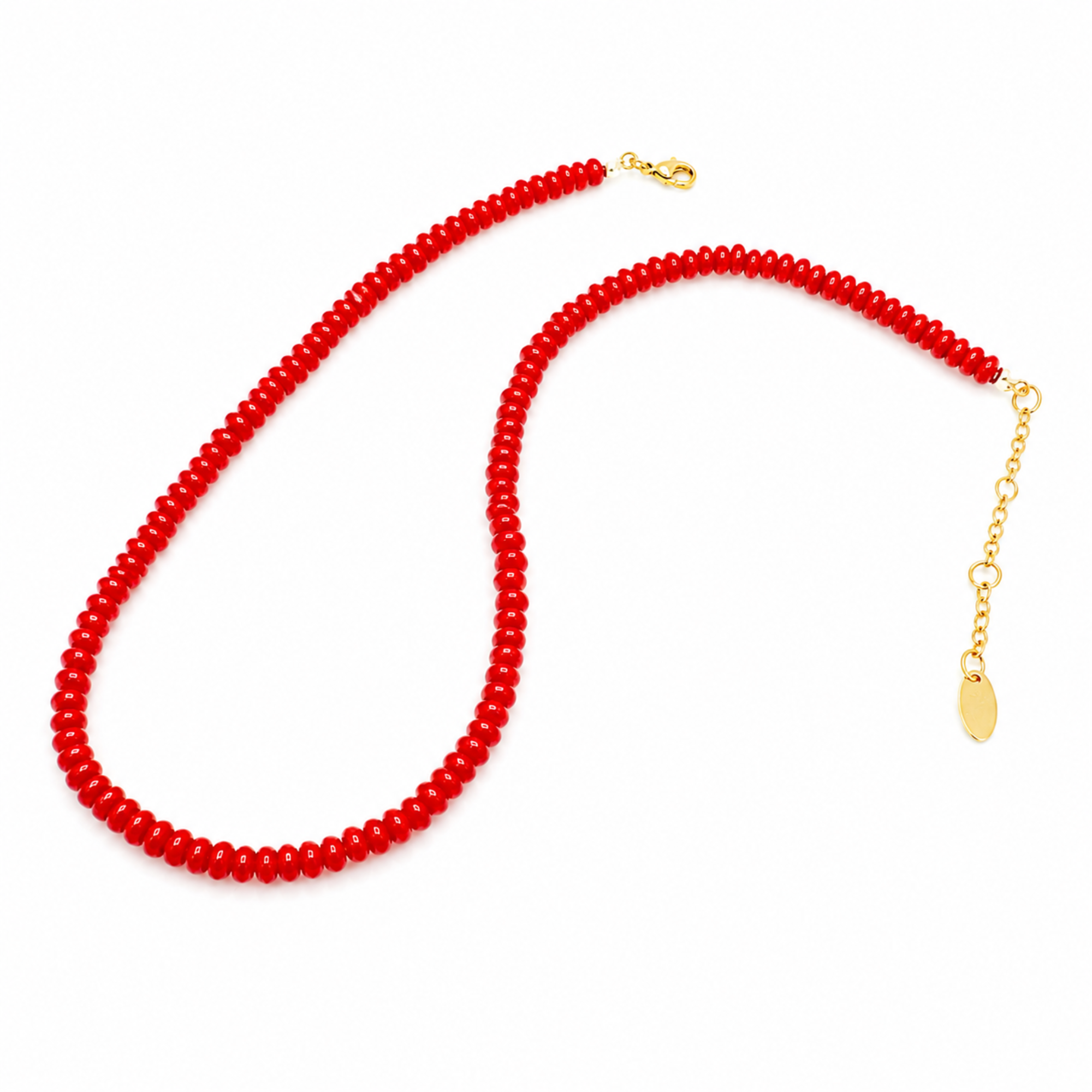 Red Beaded Necklace