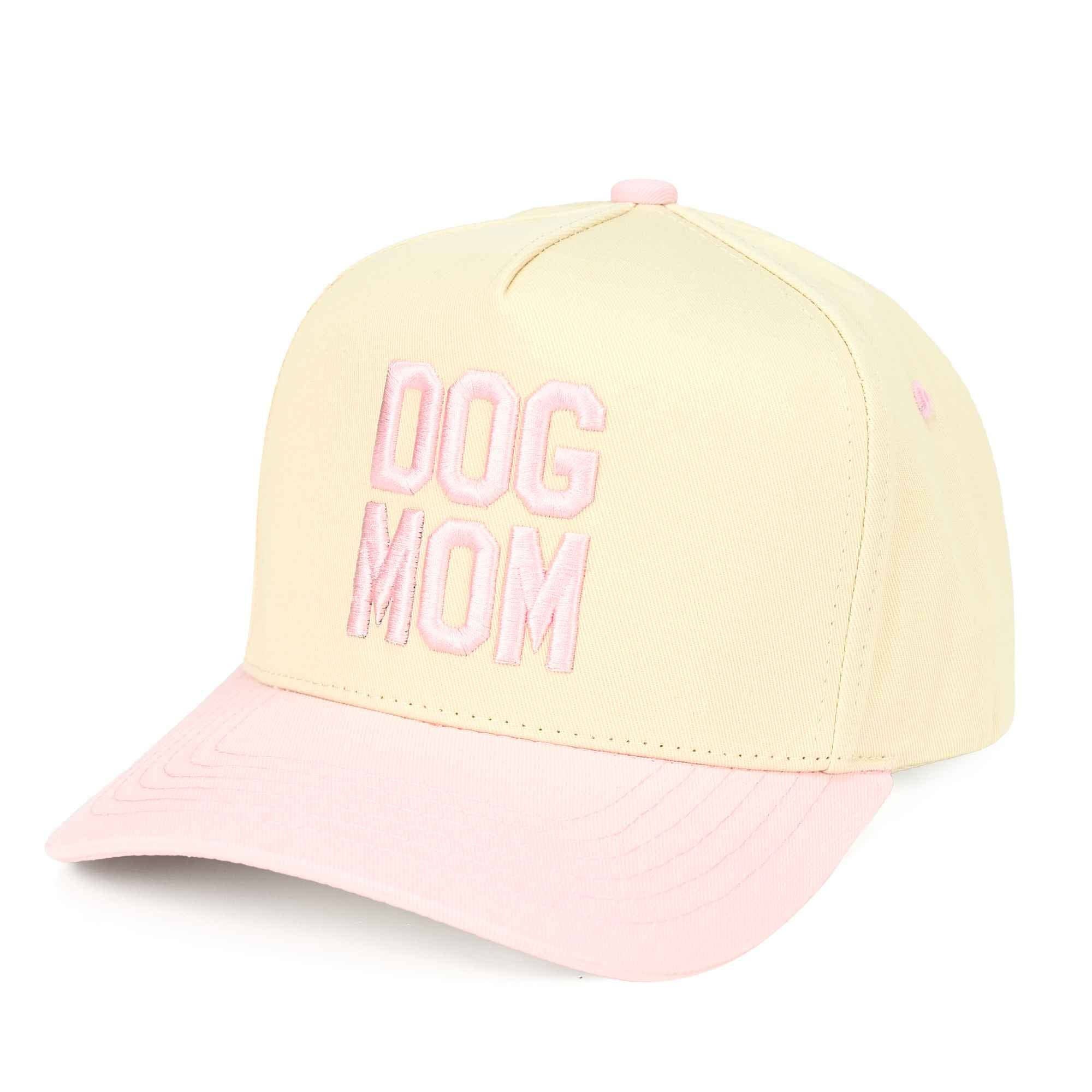 "DOG MOM" Puff Embroidery Trucker Hat