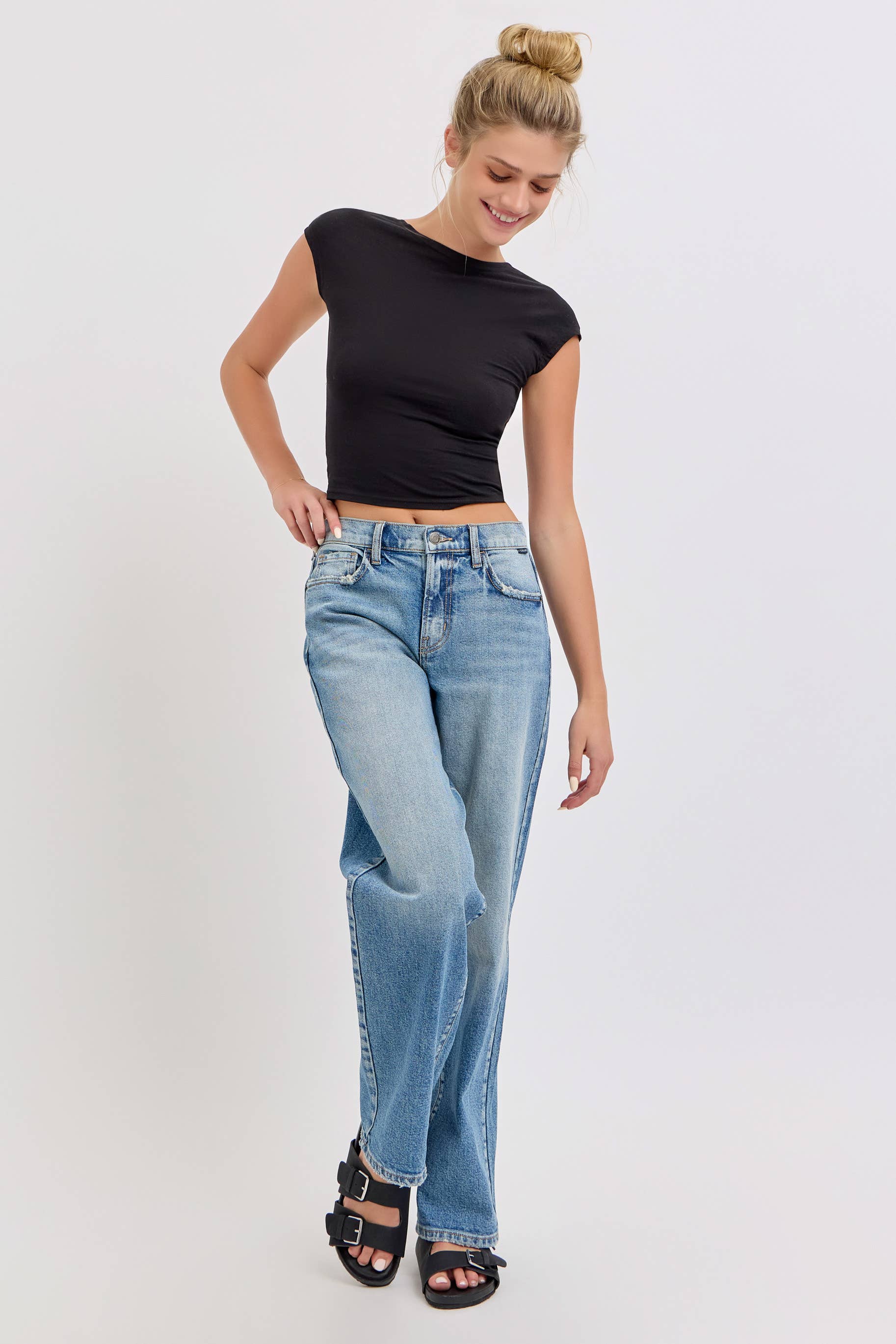 Mid Rise Baggy Dad Jean