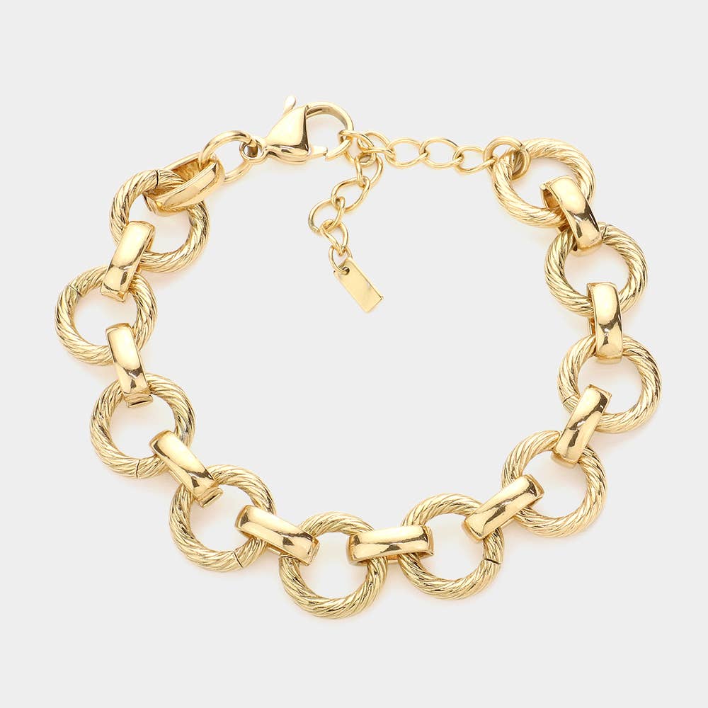 Large Chain Link Bracelet