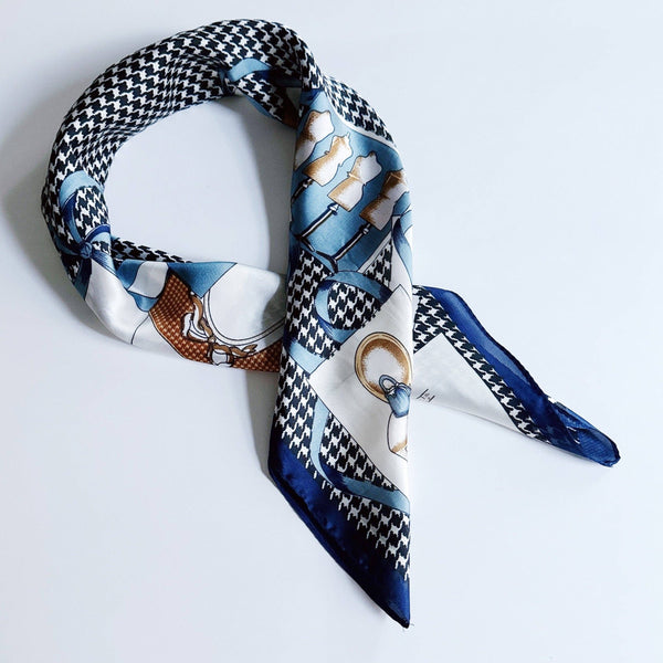 Silky Muse Satin Square Scarf