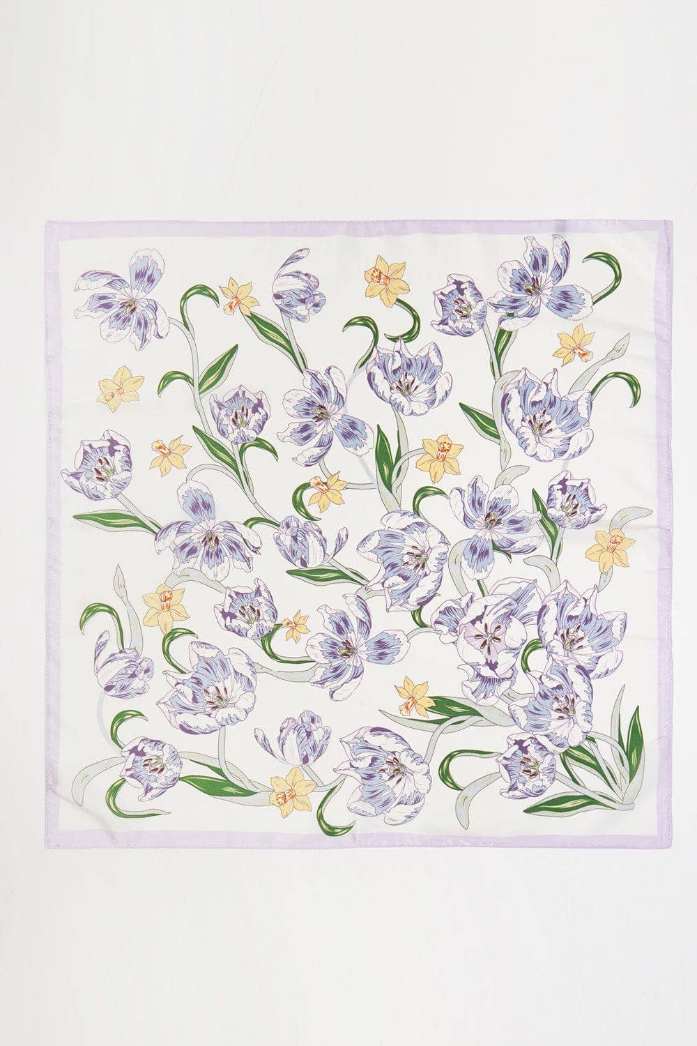 Floral Print Bandana Scarf